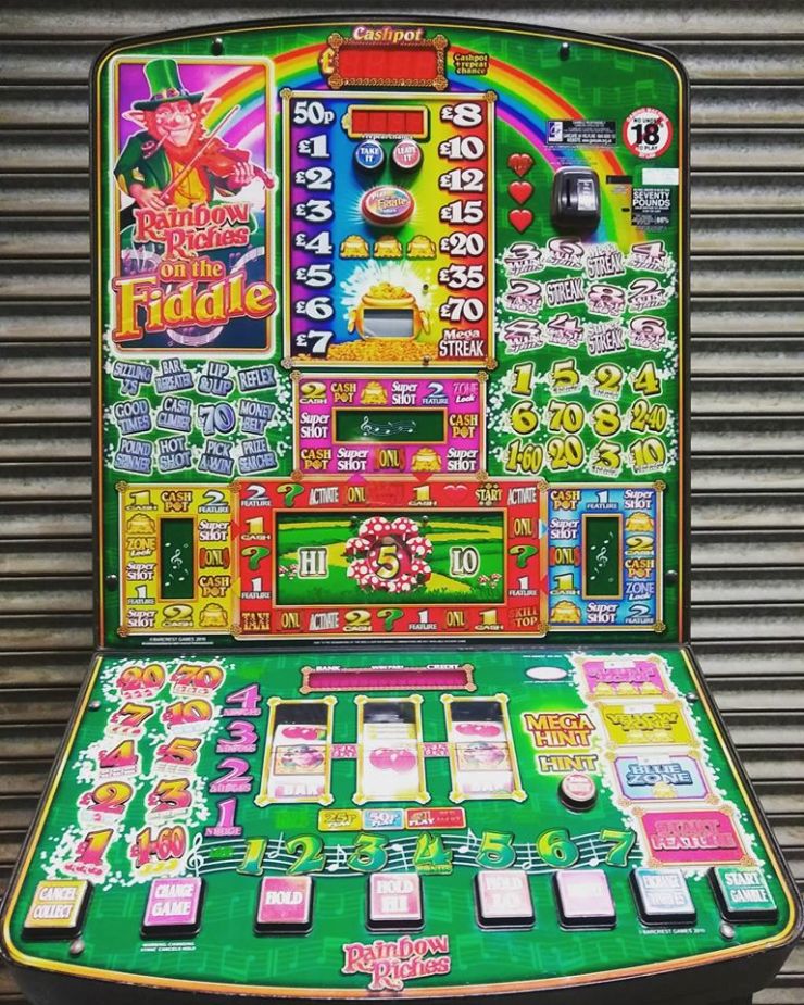 Rainbow Riches Fruit Machine Gambling